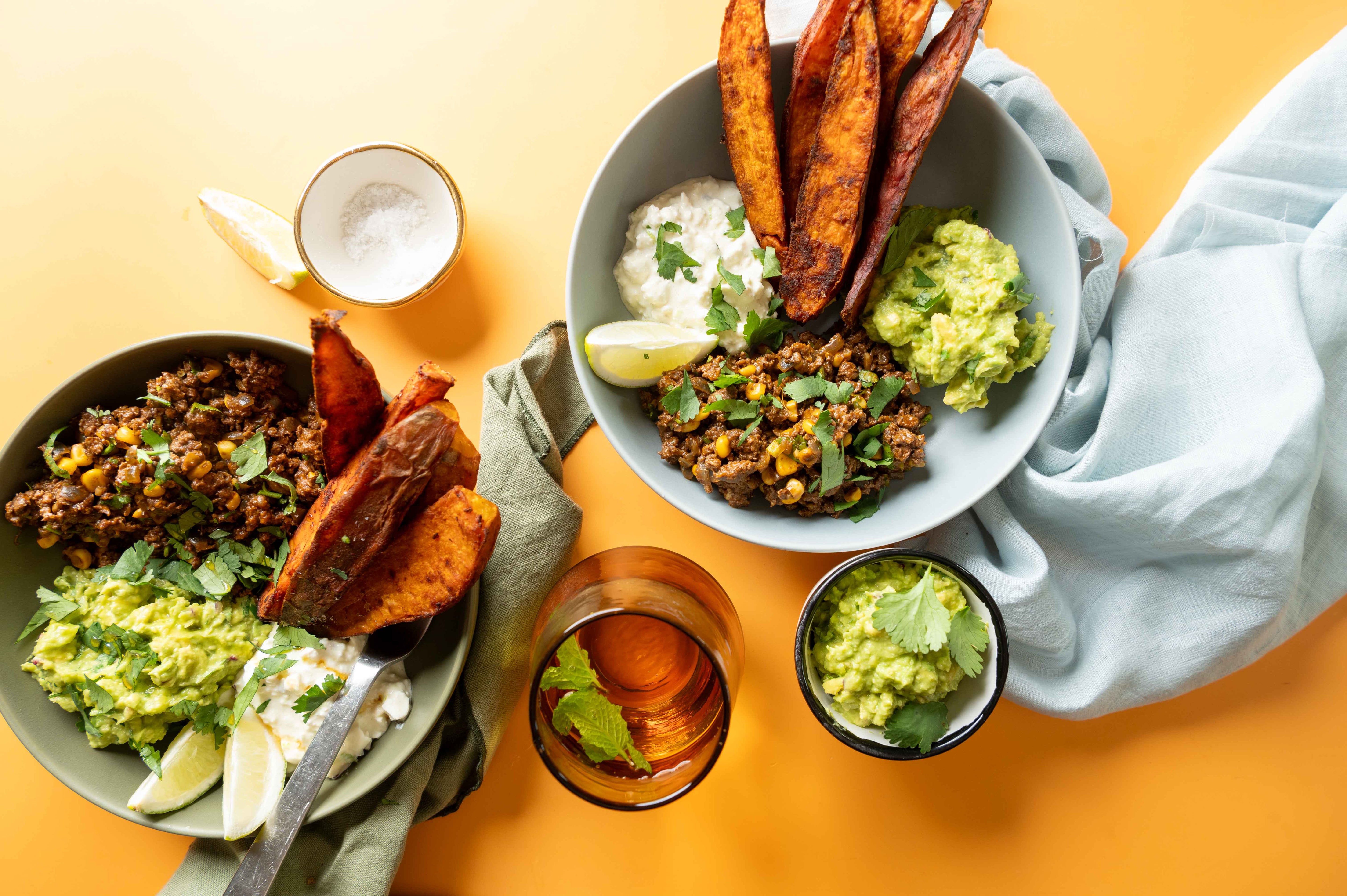 Hot Honey Beef Protein Bowls