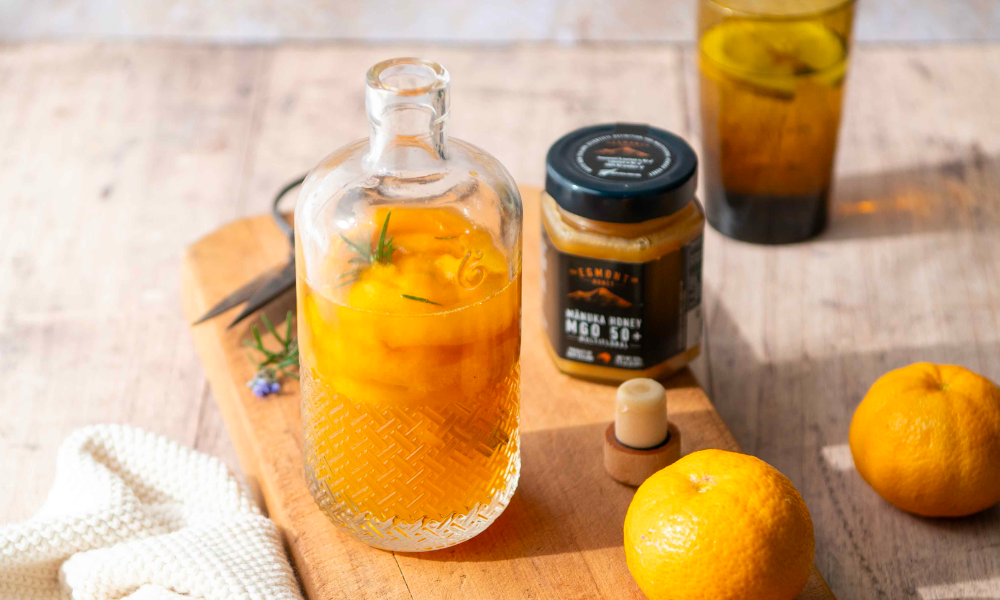 Egmont Honey - Orange, Honey & Rosemary Syrup