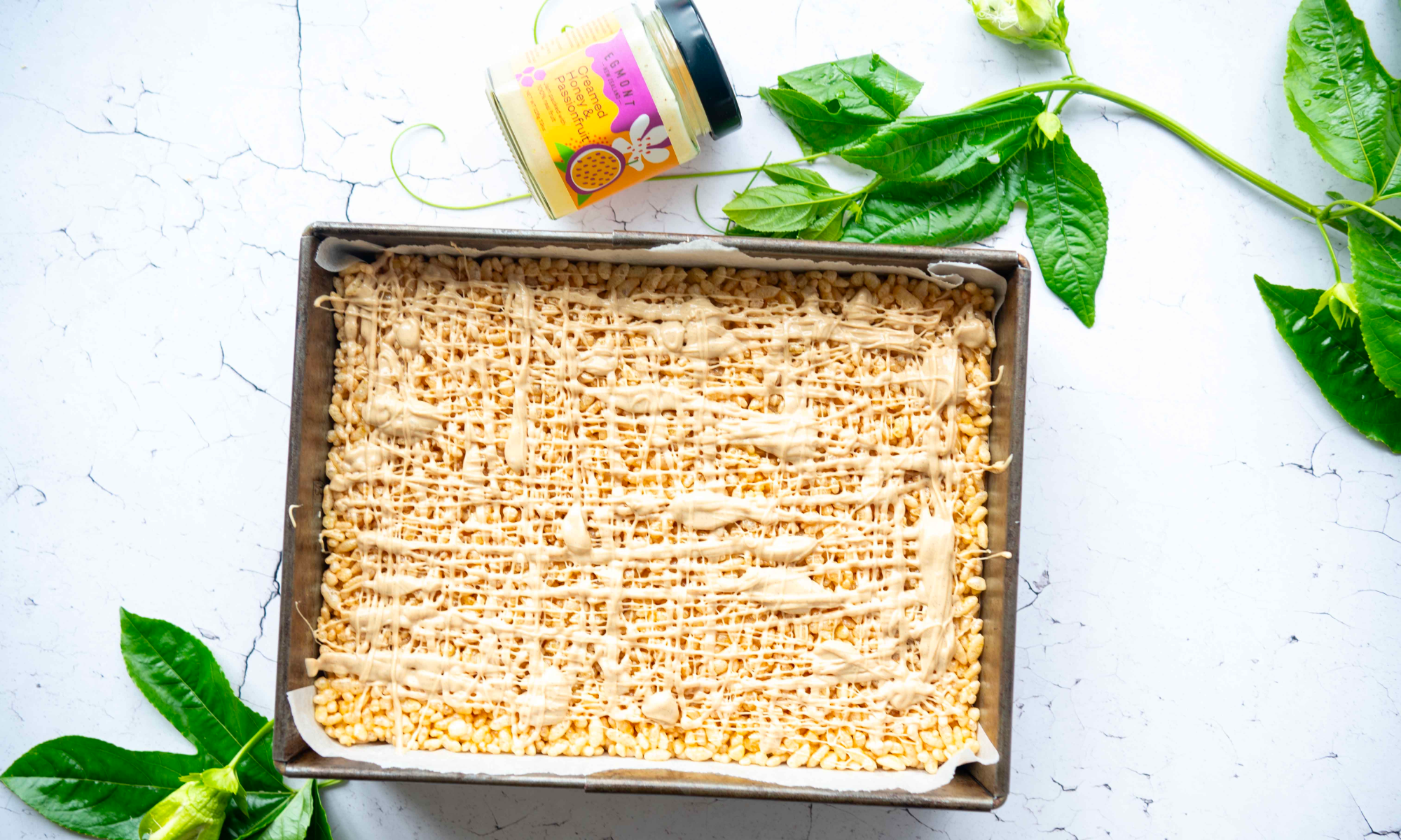 Egmont Creamed Honey & Passionfruit Rice Bubble Crunch