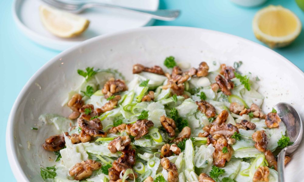 Apple, Celery & Candied Walnut Salad