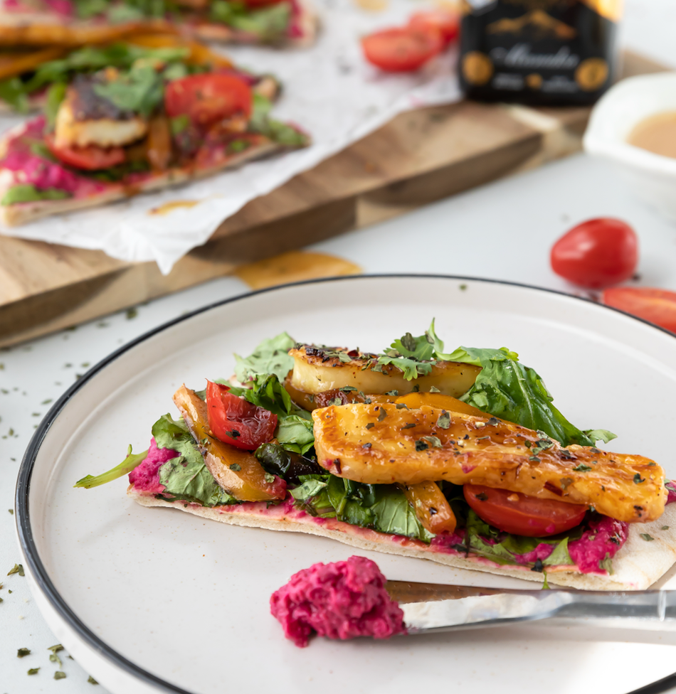 Honey Halloumi Flatbread