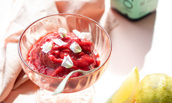 Raspberry & Egmont Honey Sorbet