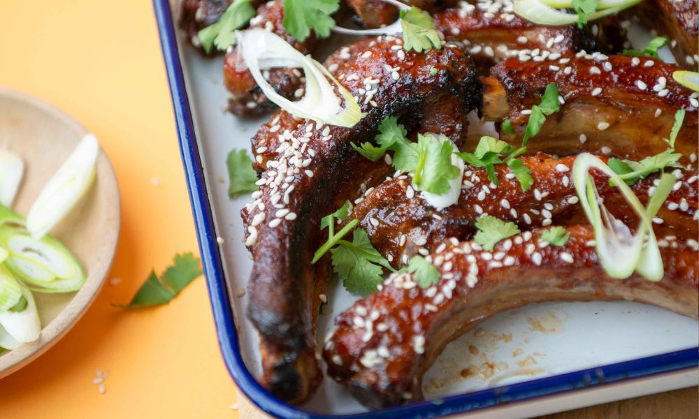 Sticky Honey Soy Pork Spare Ribs