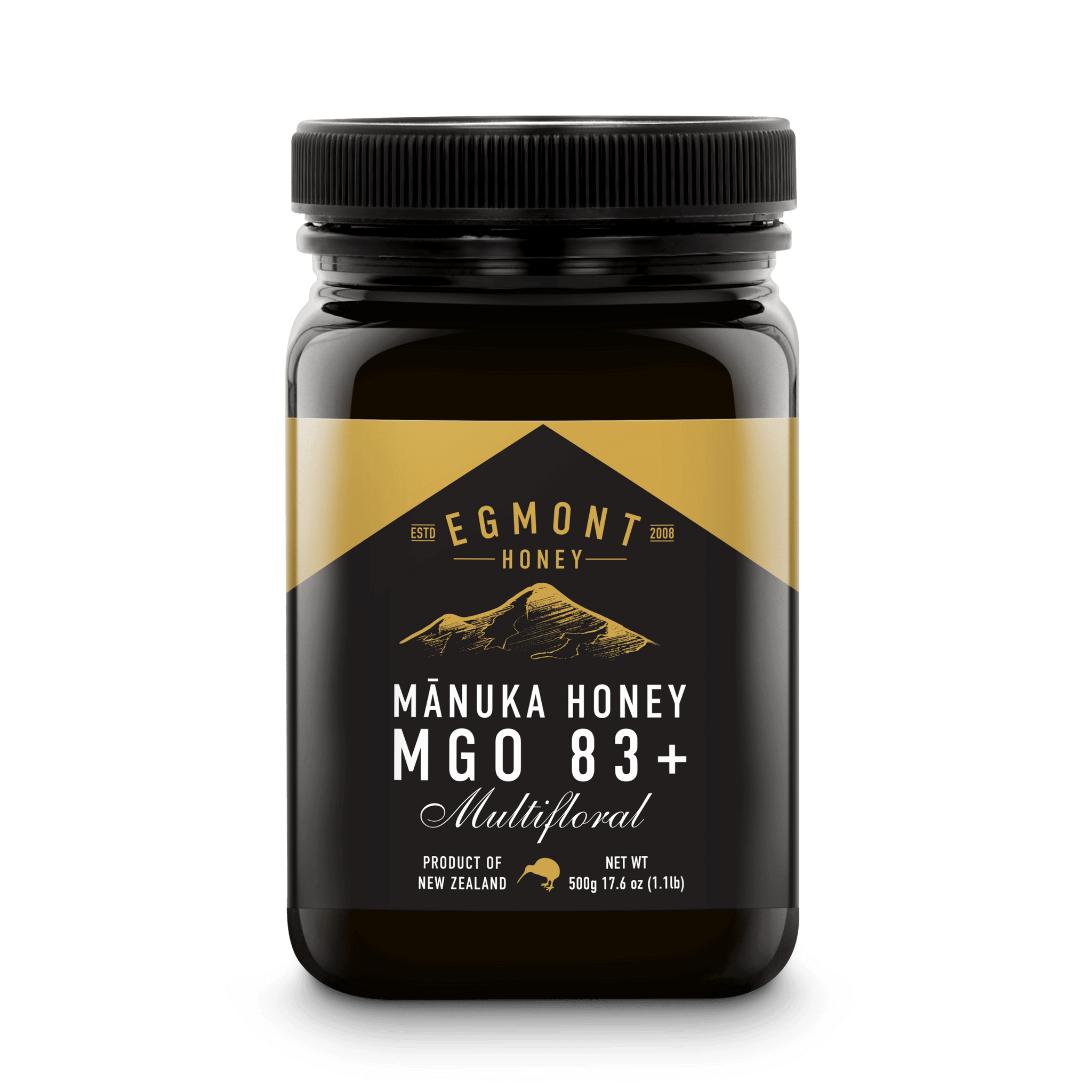 Manuka Honey MGO 83+ 500g Egmont Honey NZ