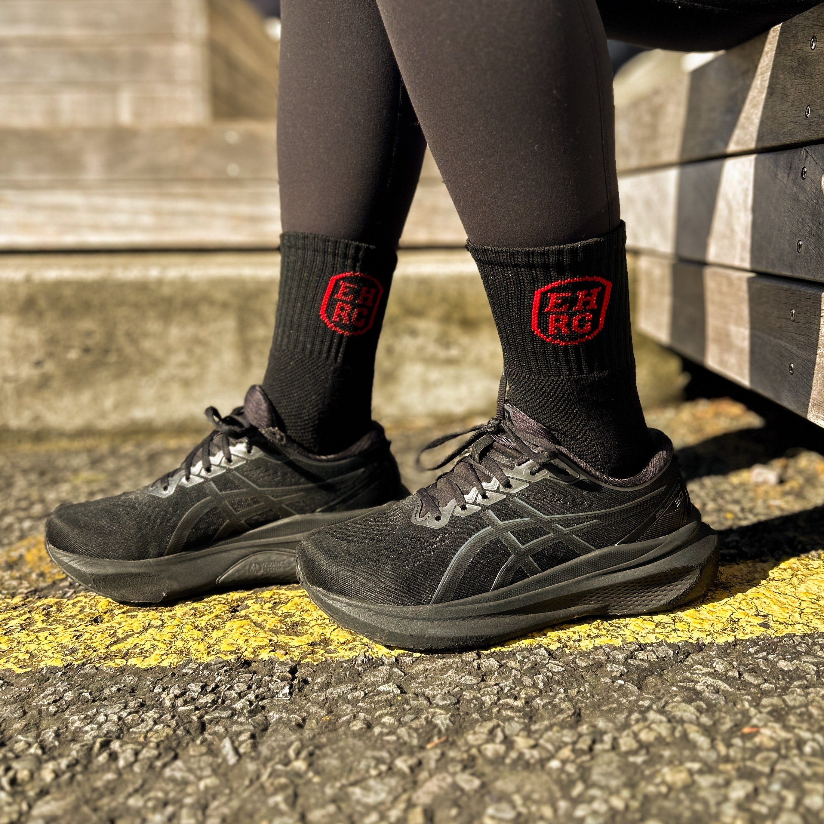 EHRC Performance Running Sock - Black