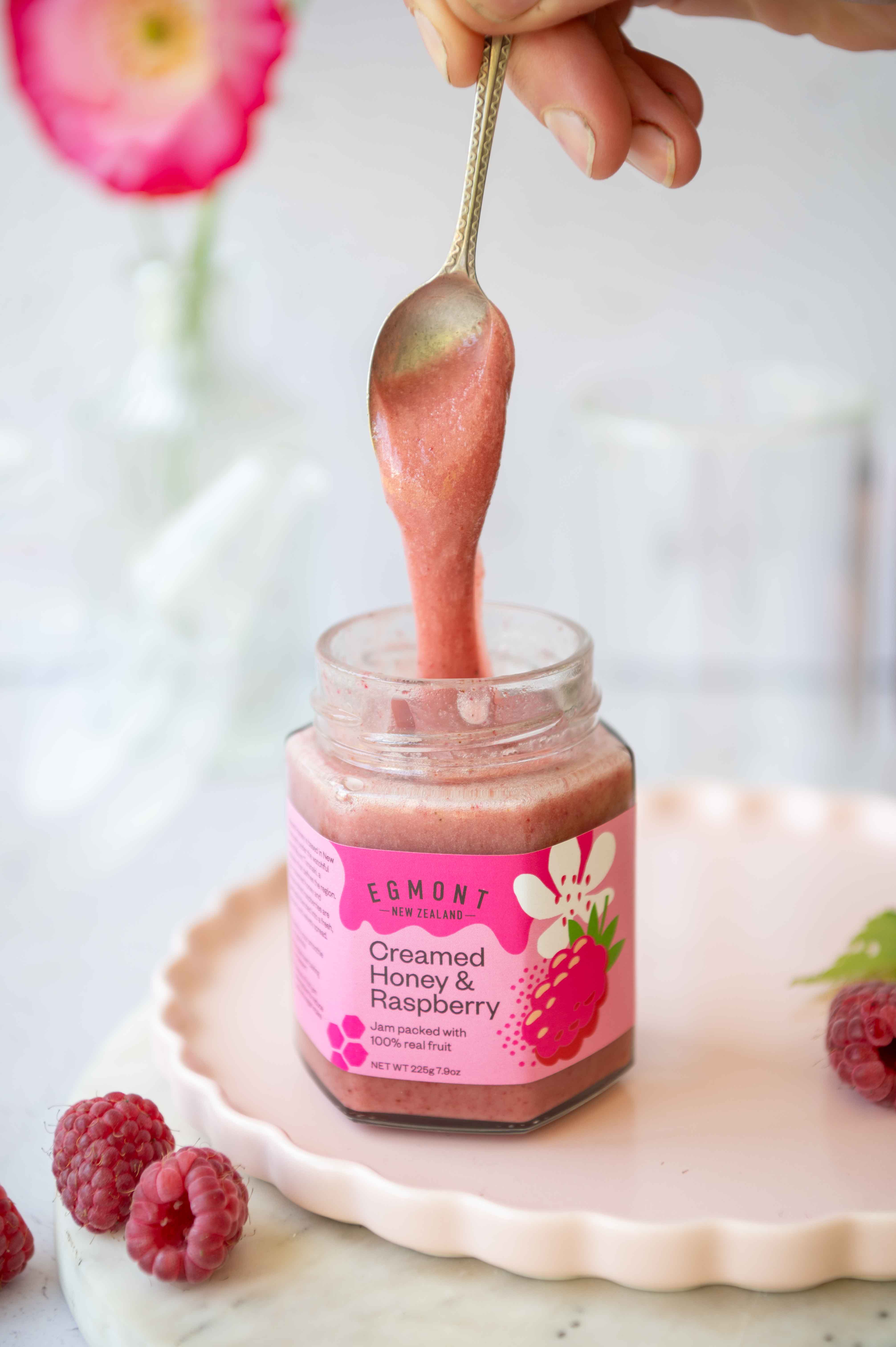 Egmont Honey Creamed Honey & Raspberry 225g 2