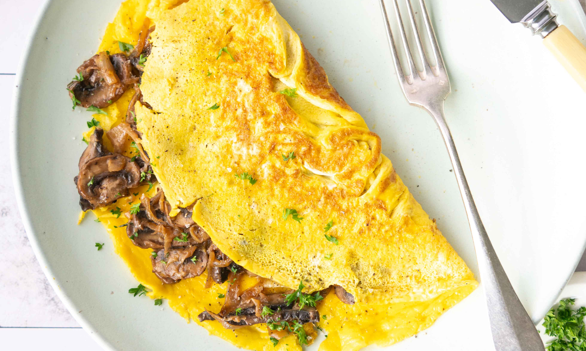 Egmont Honey - Mushroom, Onion & Honey Omelette