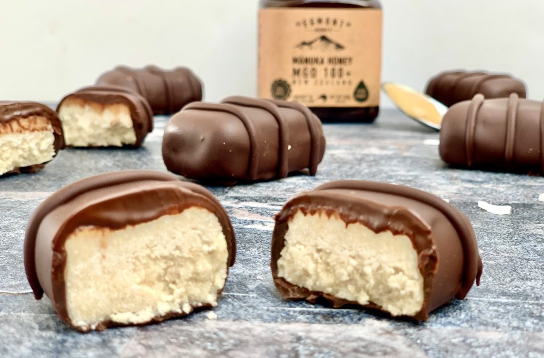 Christine Bailey’s Chocolate Coconut Bars