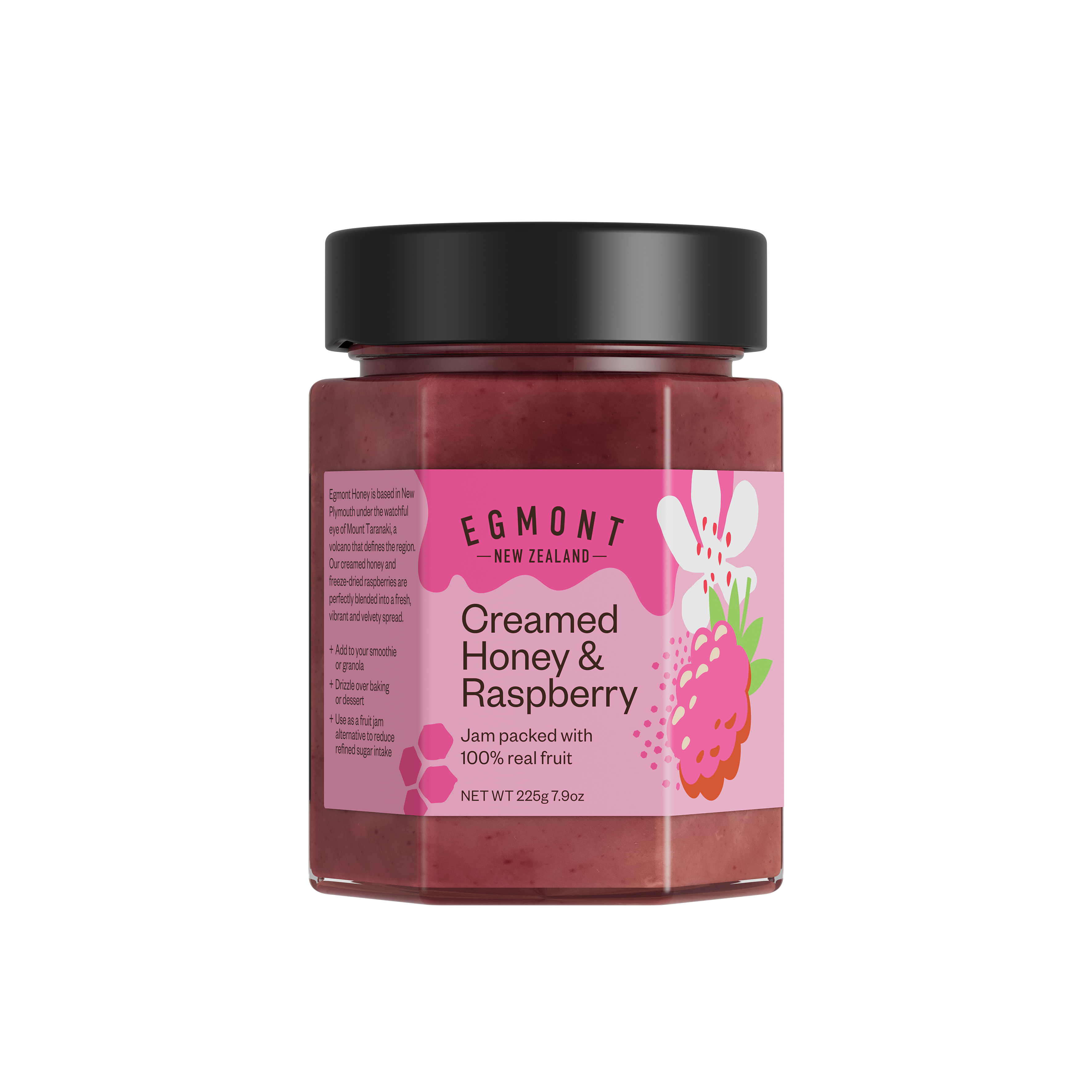 Egmont Honey Creamed Honey & Raspberry 225g 1