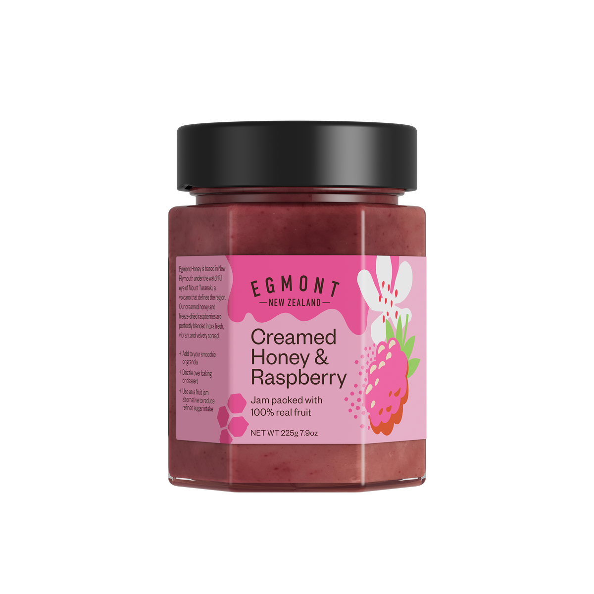 Creamed Honey & Raspberry 225g